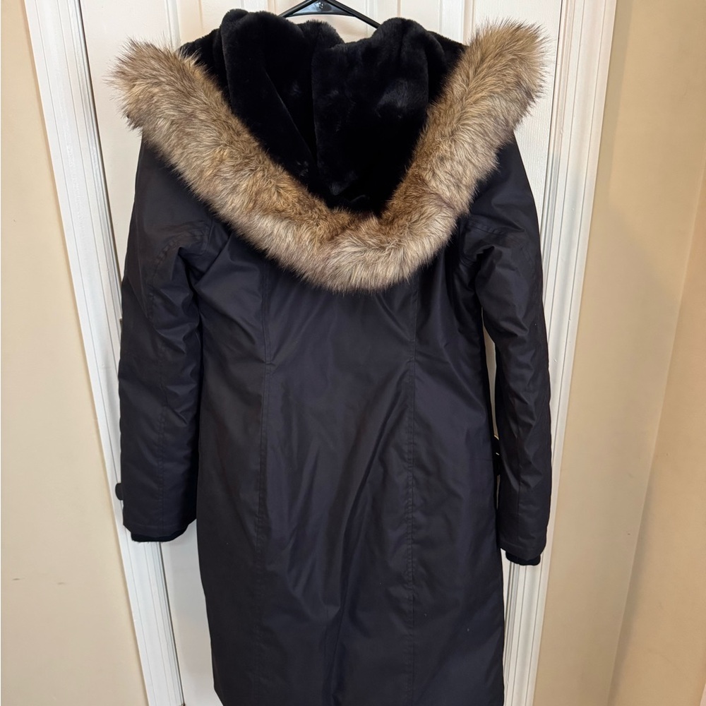 TNA Black Hooded Parka - Picture 2 of 7